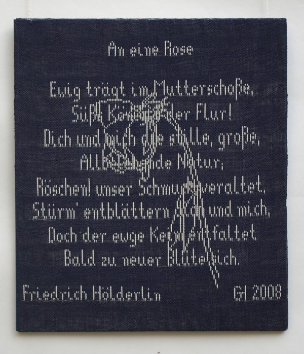 An eine Rose,  - Atelier Haberbosch Nürnberg