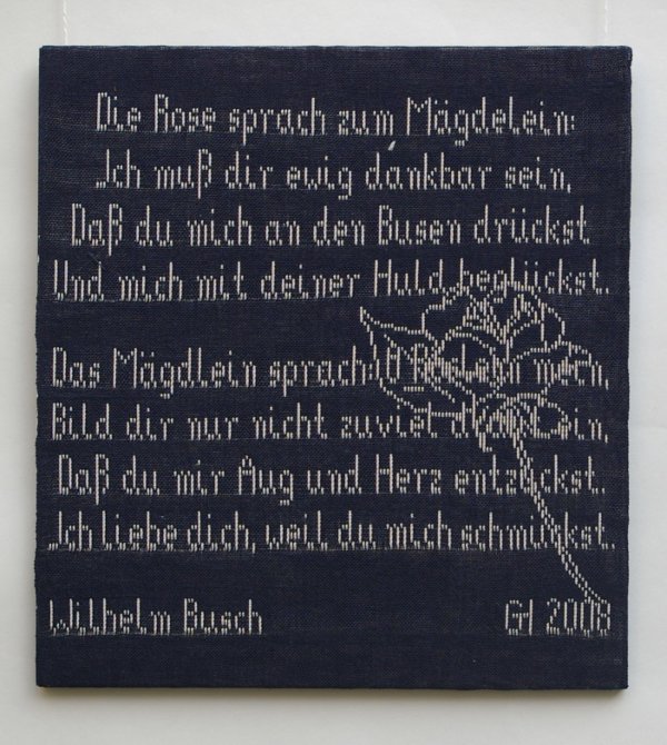 Die Rose sprach zum Mägdelein,  - Atelier Haberbosch Nürnberg